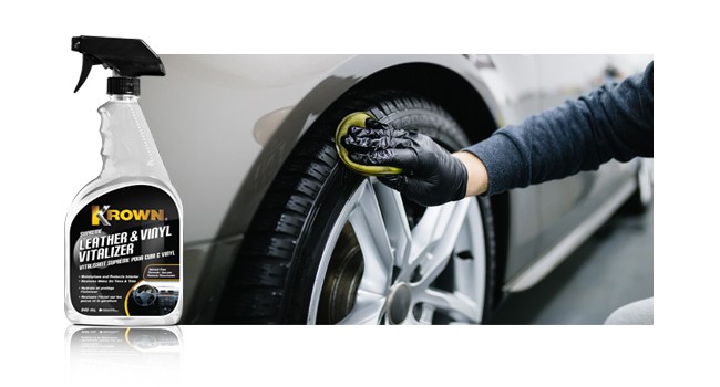 Hand cleaning tire - representing retail cleaning products
